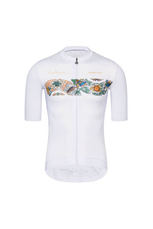 White deals bike jersey